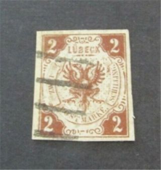 Nystamps German Lubeck Stamp 3 $240 Signed D4x2732