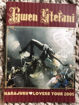 Gwen Stefani Harajuku Lovers Tour Concert Program Book No Doubt