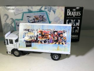 Corgi Beatles Aec 4 Wheel Flatbed Lorry With Billboards Read W/ Box