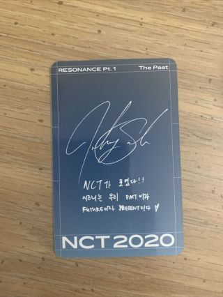NCT 2020 Johnny Resonance Pt.  1 Official Photocard 2