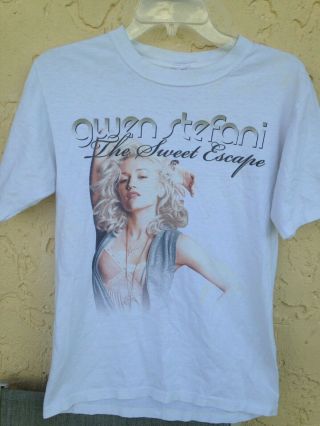 Gwen Stefani 2007 The Sweet Escape Tour T Shirt Size S