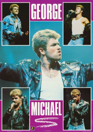Poster: Music: Wham - George Michael - - A377 Rap7 B