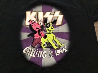 KISS - Vintage t - shirt - Ace Frehley,  Gene Simmons - Aucoin era - 1994 2