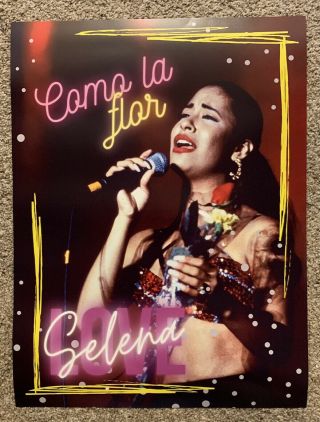 Selena Quintanilla Como La Flor Poster 18x24 Art Print