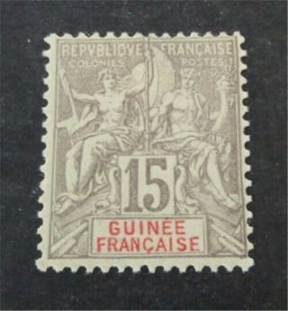 Nystamps France Guinea Stamp 8 Og H $100 Signed N13x3218