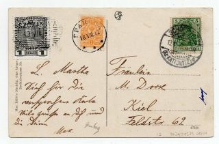 1900 Germany / Russia / Austria Mixed Franking Cover,  Very High Value
