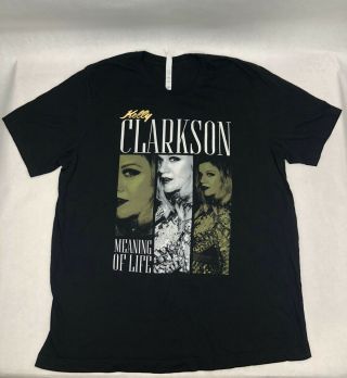 Kelly Clarkson Meaning Of Life Tour Short Sleeve Shirt Size 2xl