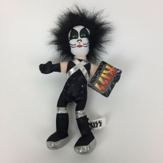 Kiss Band Peter Criss 11 " Plush 2002 Toy Signatures Network Doll With Tag