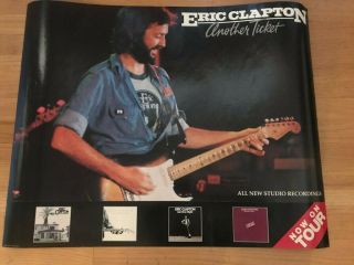 Eric Clapton Another Ticket Promo Poster