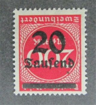 Nystamps Germany Stamp Og H Unlisted Overprint Error Inverted