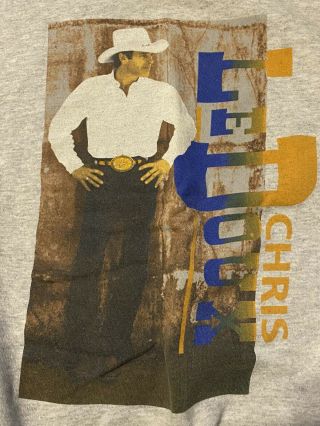 Vintage Chris Ledoux Concert Sweetshirt Xl Never Worn