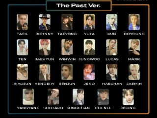 Nct 2020 Resonance Pt.  1 Official Photocards Past Ver.  Select Member