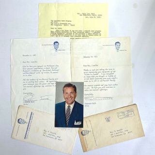 1973 - 1981 Lawrence Welk Vintage Correspondence Autographs Signed Letters,  Photo