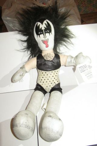 Kiss Stuffed Doll Figure 12 " Gene Simmons 2002 Toy Demon Rock Metal