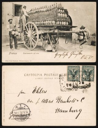 Italy 1904 - Postcard To Hamburg Germany D412