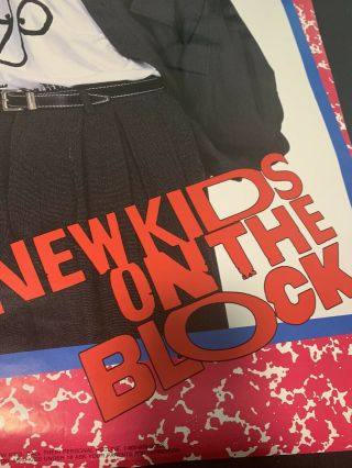 Vintage 1989 80’s Kids On The Block NKOTB Jonathan Knight Poster Funky 2