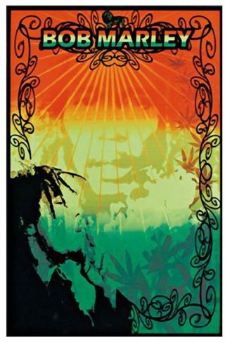 2008 Bob Marley Blacklight Poster " Sunshine Daydream " Approx 23 " X 25 "