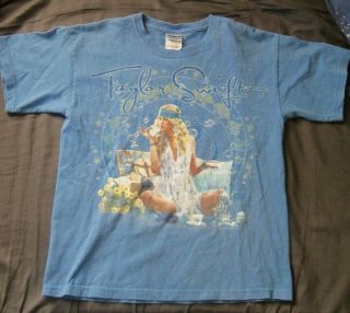 Vintage Taylor Swift Fearless Official 2009 Tour T - Shirt Youth Medium