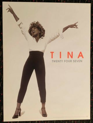 Tina Turner Twenty Four Seven18x24 Promo Poster Record Store Display 2000 Virgin