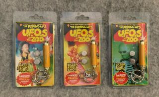 The Flaming Lips U.  F.  O.  S At The Zoo Lazer Pen Lights Concert Merch Set Of 3