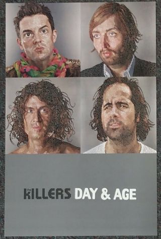 The Killers Day & Age 2008 Promo Poster