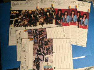 Kiss 1980s European Fan Club Cassette Covers & 1979 Mardi Gras Coin