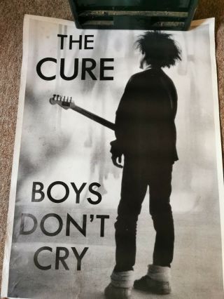 The Cure Boys Don’t Cry Vintage Poster Music Memorabilia Pin - Up