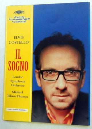 Elvis Costello Il Sogno Uk Promo Presskit W/ Cd Deutsche Grammaphon 2004