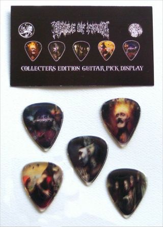 Cradle Of Filth Godspeed Collectors Guitar Pick Set