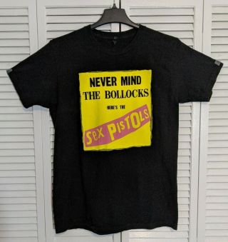 Sex Pistols: Never Mind The Bollocks Black T - Shirt Size Large