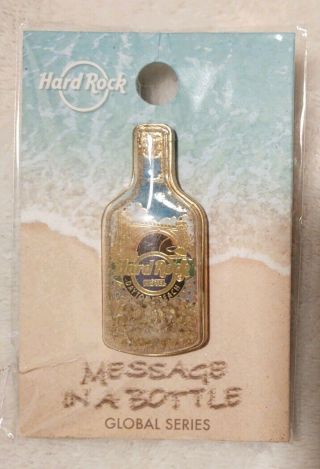 Hard Rock Hotel Cafe Pin Daytona Beach Message In A Bottle Global Series Nip