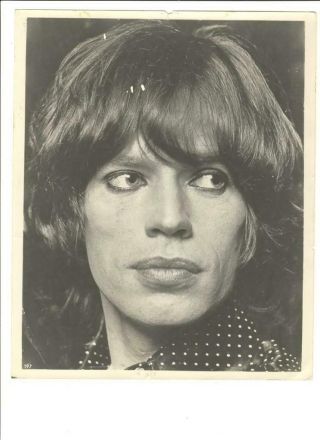 A Younger Mick Jagger,  Of The Rolling Stones,  Orig Promo Photo
