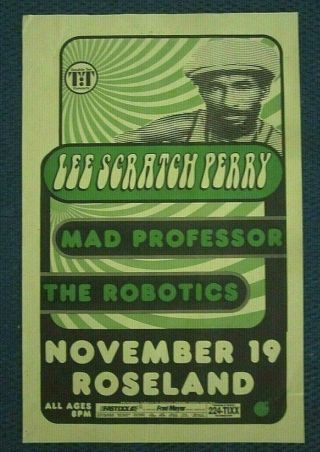 Lee Scratch Perry Mad Professor The Robotics 1997 Concert Show Poster
