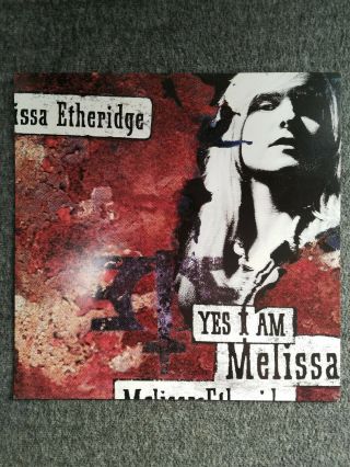 Melissa Etheridge Yes I Am 12 " Promo Flat Display