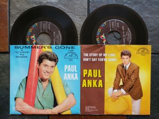 Paul Anka Summer Gone/have To Share/story Of My Love 45 Record Item 2947
