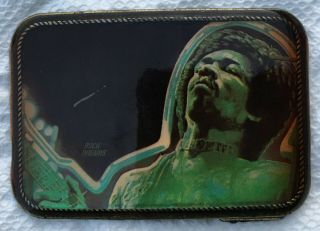 Vintage Jimi Hendrix Belt Buckle Made In Usa By Masterwork