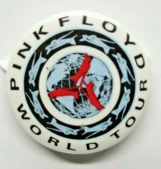 Pink Floyd 1987 World Tour Pin Button 1.  25 " A Momentary Lapse Of Reason