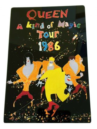 Queen - A Kind Of Magic Tour 1986 12x8 Metal Sign