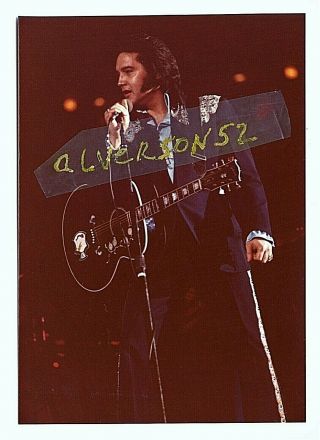 Elvis Presley Color Concert Photo - Atlanta,  Ga - May 1,  1975