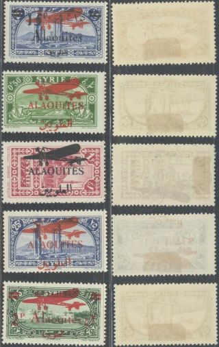 Alaouites Air Mail Surcharge - Mh Stamps D705