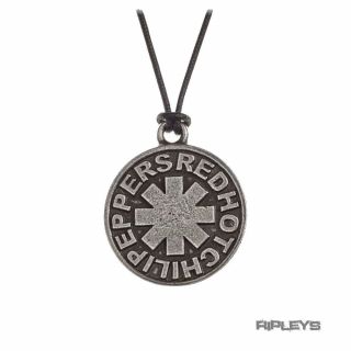 Official Alchemy Red Hot Chili Peppers Necklace Pendant Metal Asterisk Logo