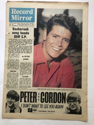 Record Mirror Sept 26th 1964 The Beatles,  Animals,  The Kinks,  Mojos Ex