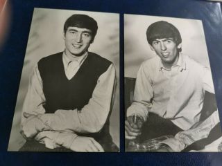 John Lennon And George Harrison Vintage Eskimo Food Postcards