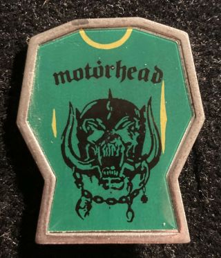 Vintage Motorhead Metal Pin Badge 1980s