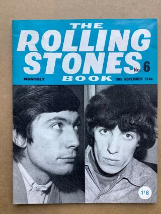 The Rolling Stones Monthly Book No 6 - November 1964 Fan Club Memorabilia