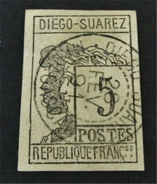 Nystamps France Diego Suarez Stamp 7 $210 N20y3212