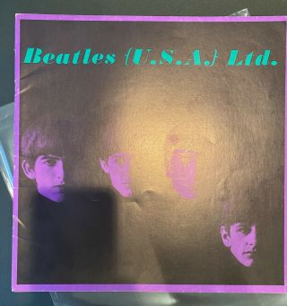 The Beatles 1964 Usa Tour Program Authentic Standard Version