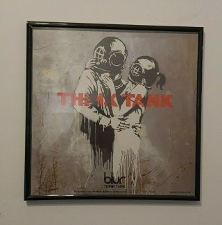 Blur - Think Tank | Album Cover Promo | 12 " X 12 " Framed Print | Banksy