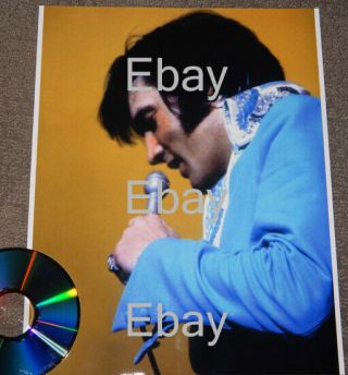 Elvis Presley Glossy 11 " X 14 " Jumbo Photo 1970 Concert,  Las Vegas