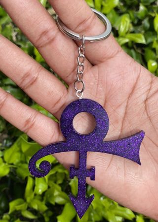 Prince Symbol Keychain,  Purple Rain,